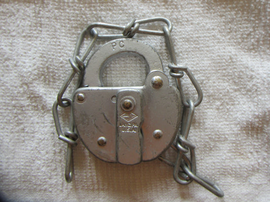 PC Slaymaker Lock ( Brass Rivets )