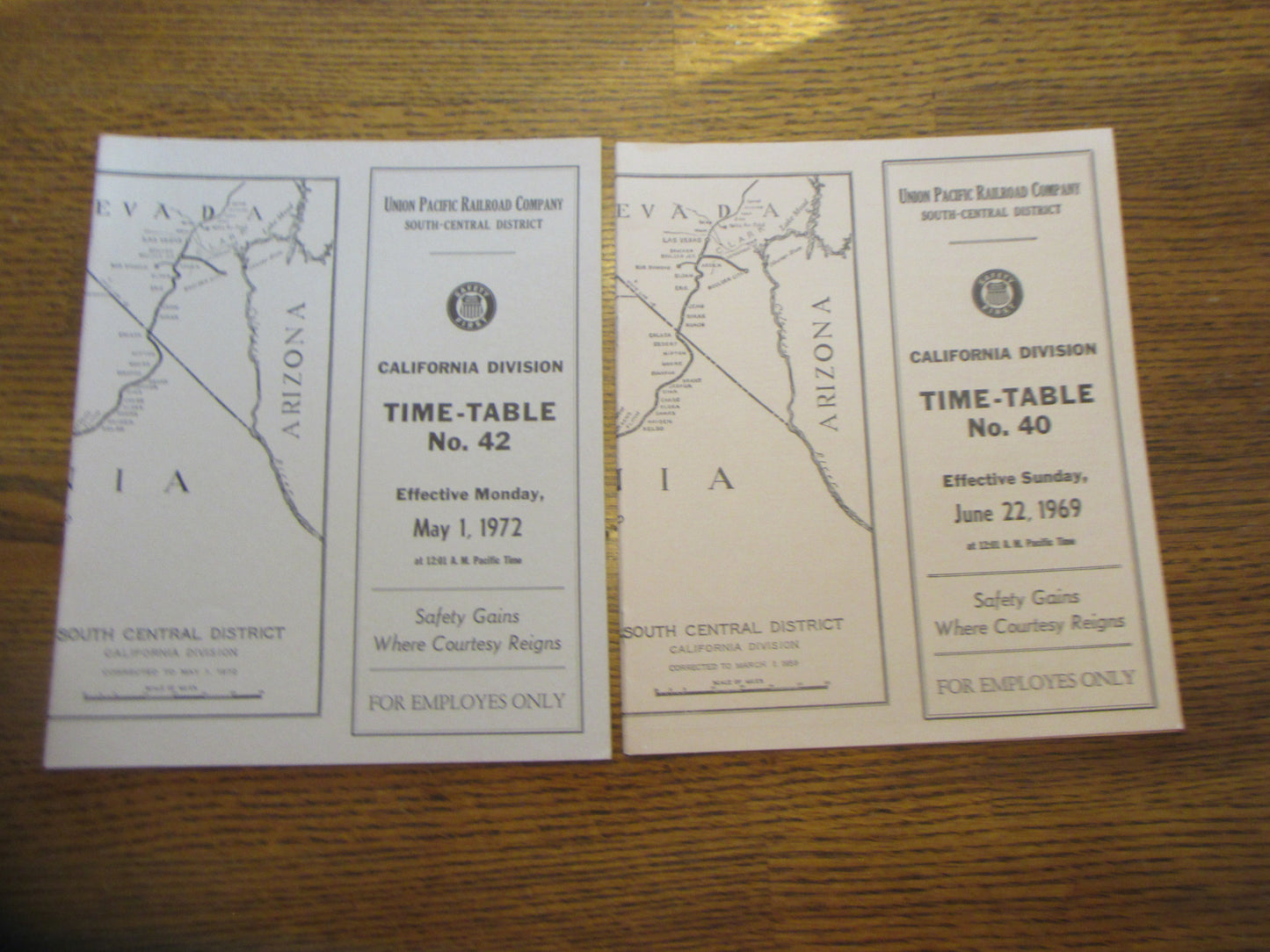 Union Pacific Timetables 4 (#40-43)