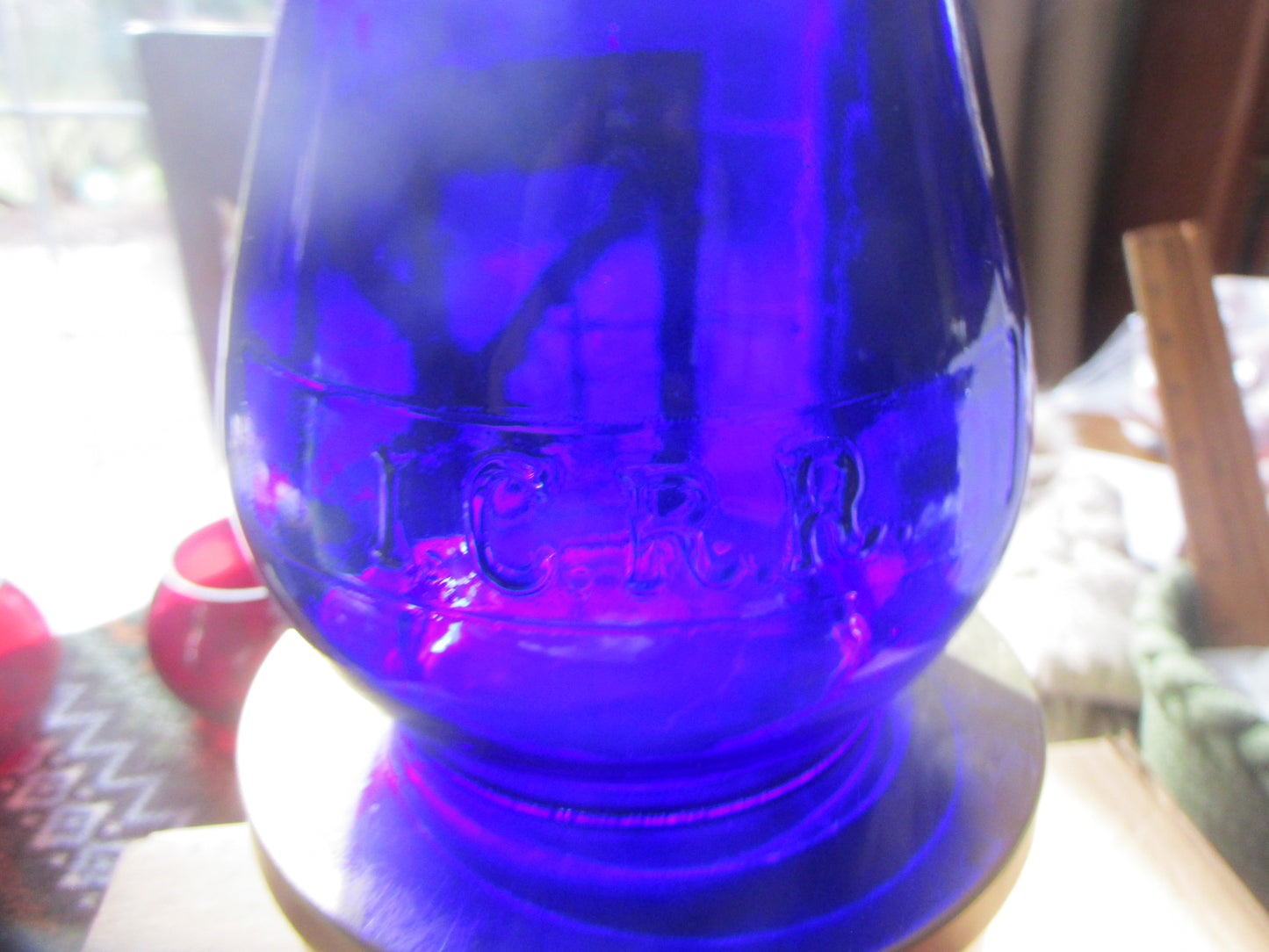 Illinois Central Cast Blue Globe