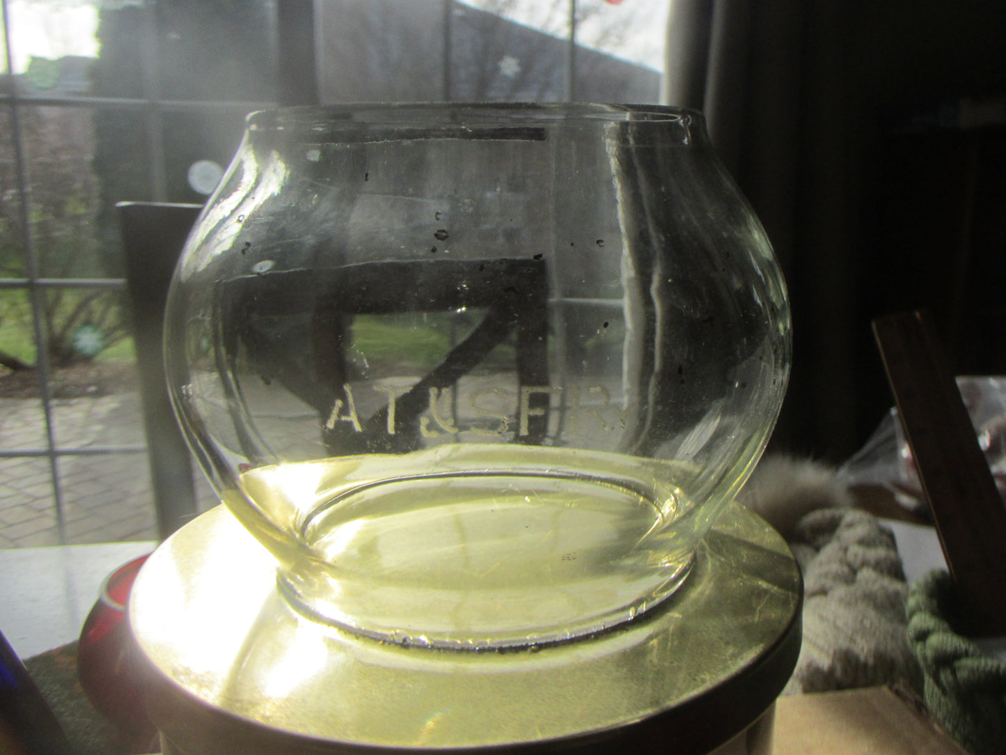 AT & SF Etched Globe