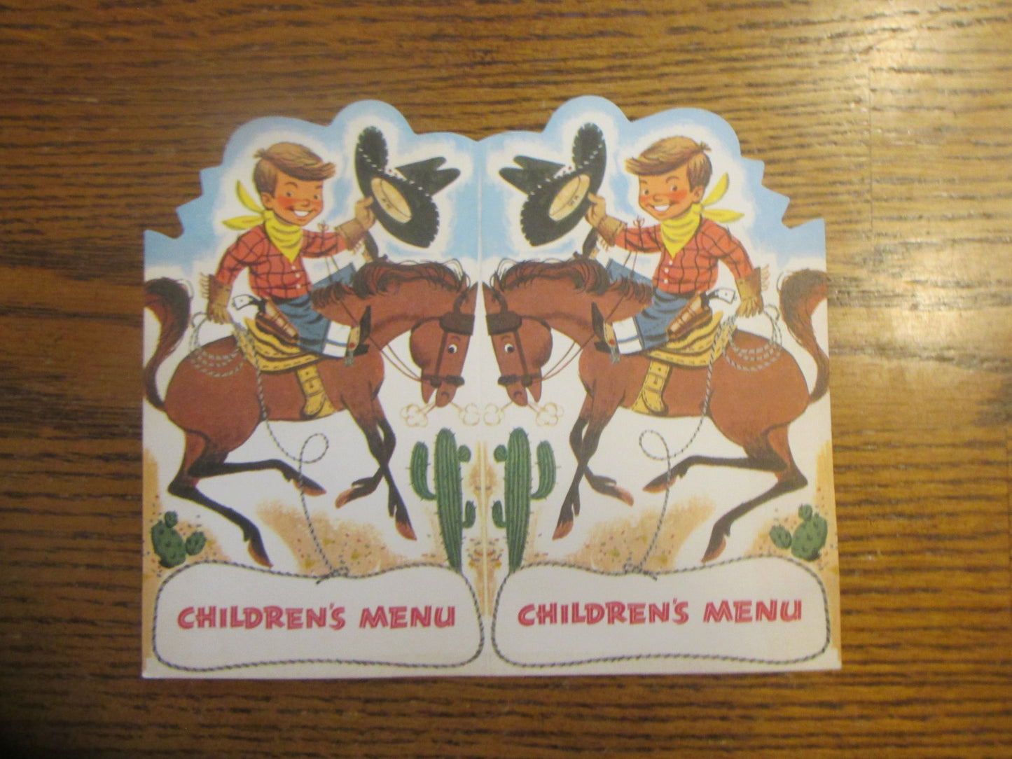 Union Pacific Children's Menu