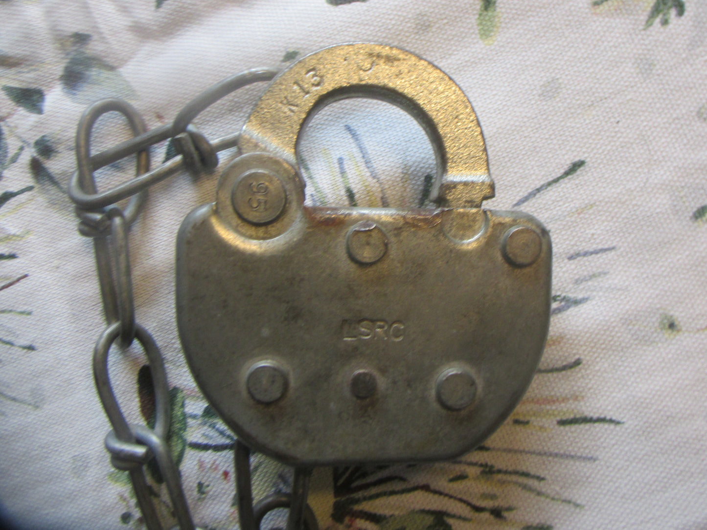 Lake State Railway Co Lock ( Green Sticker )