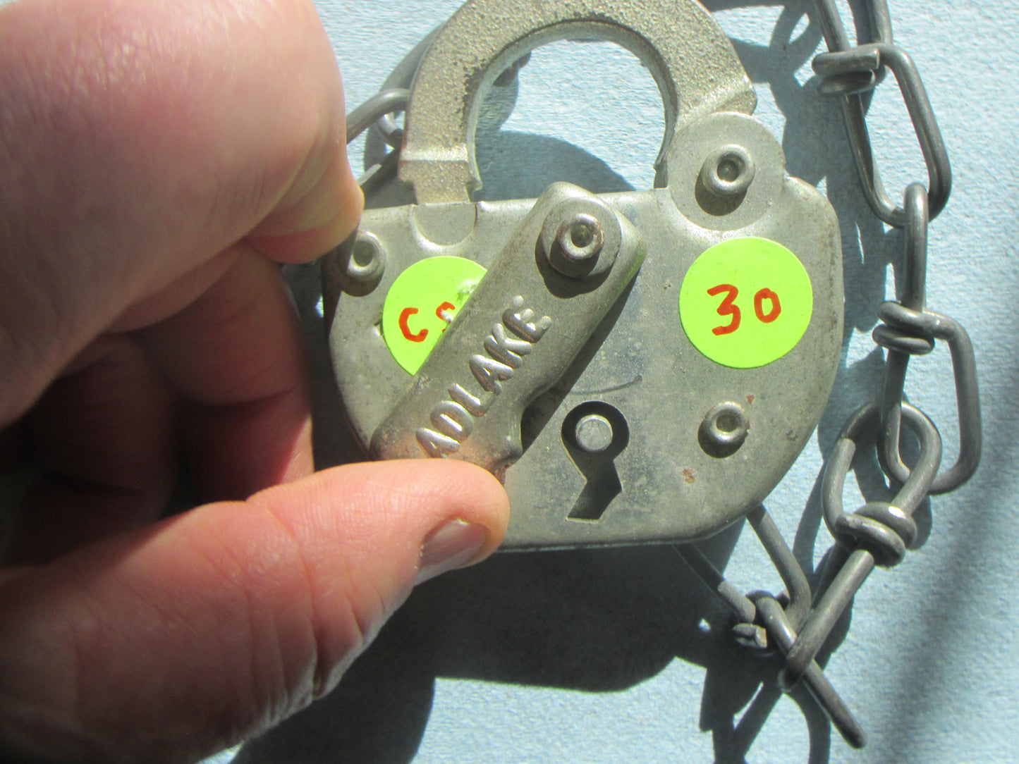 CSL Green Sticker Lock