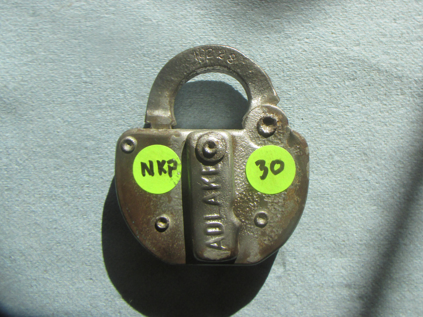Nickel Plate Road Lock ( Green Sticker )