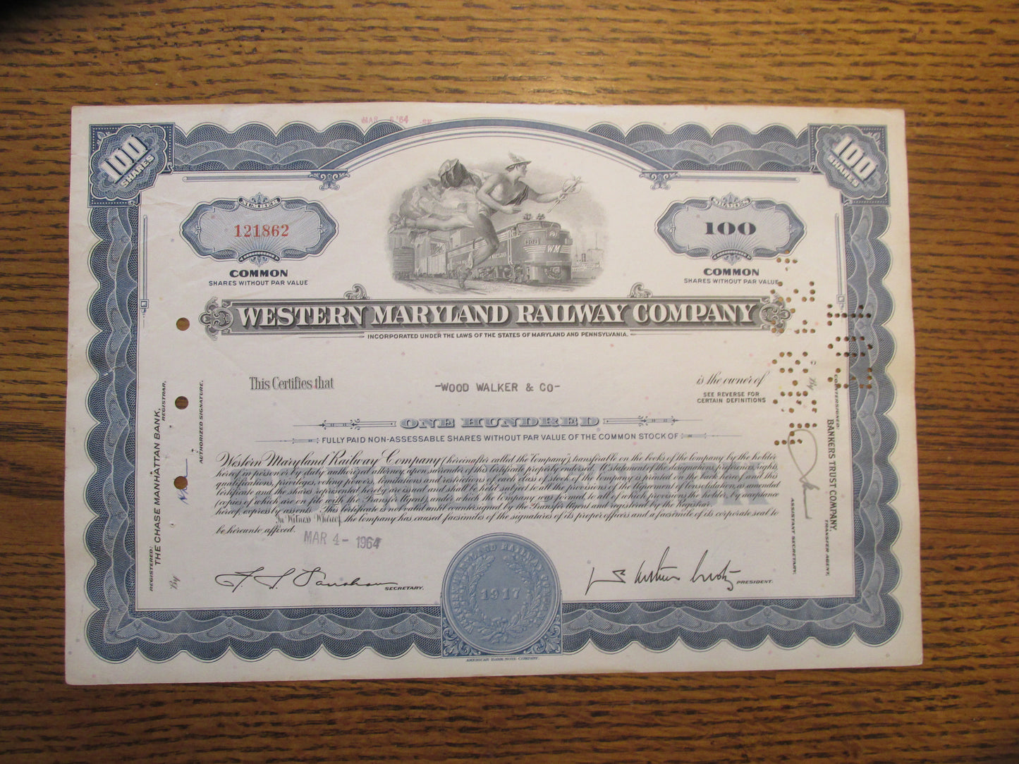 Western Maryland Railway Stock