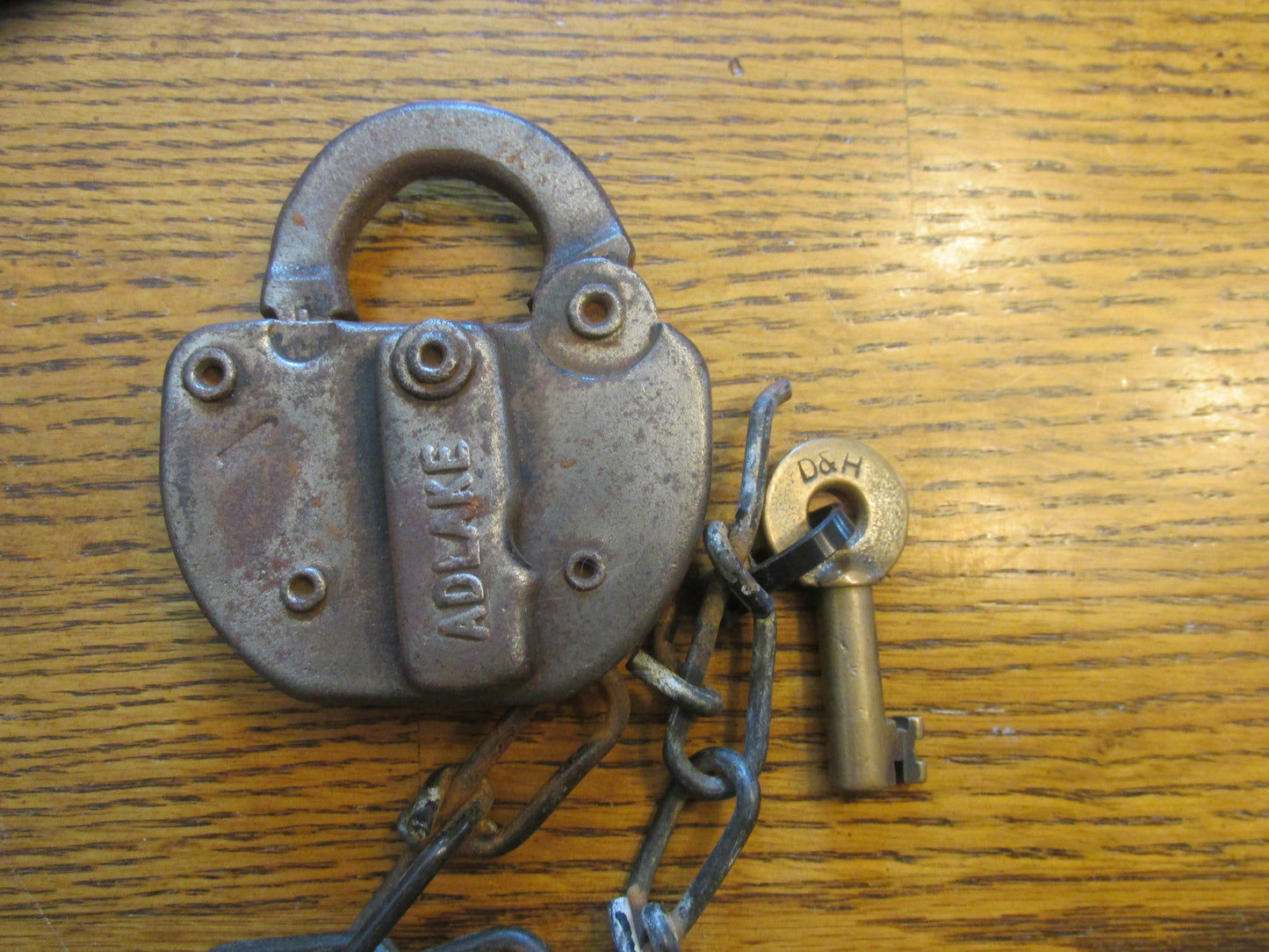 Elgin Joliet & Eastern Lock and Key Set