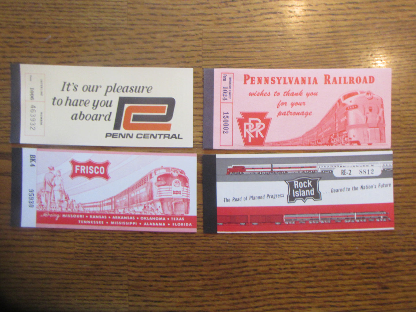 Unused Ticket Books