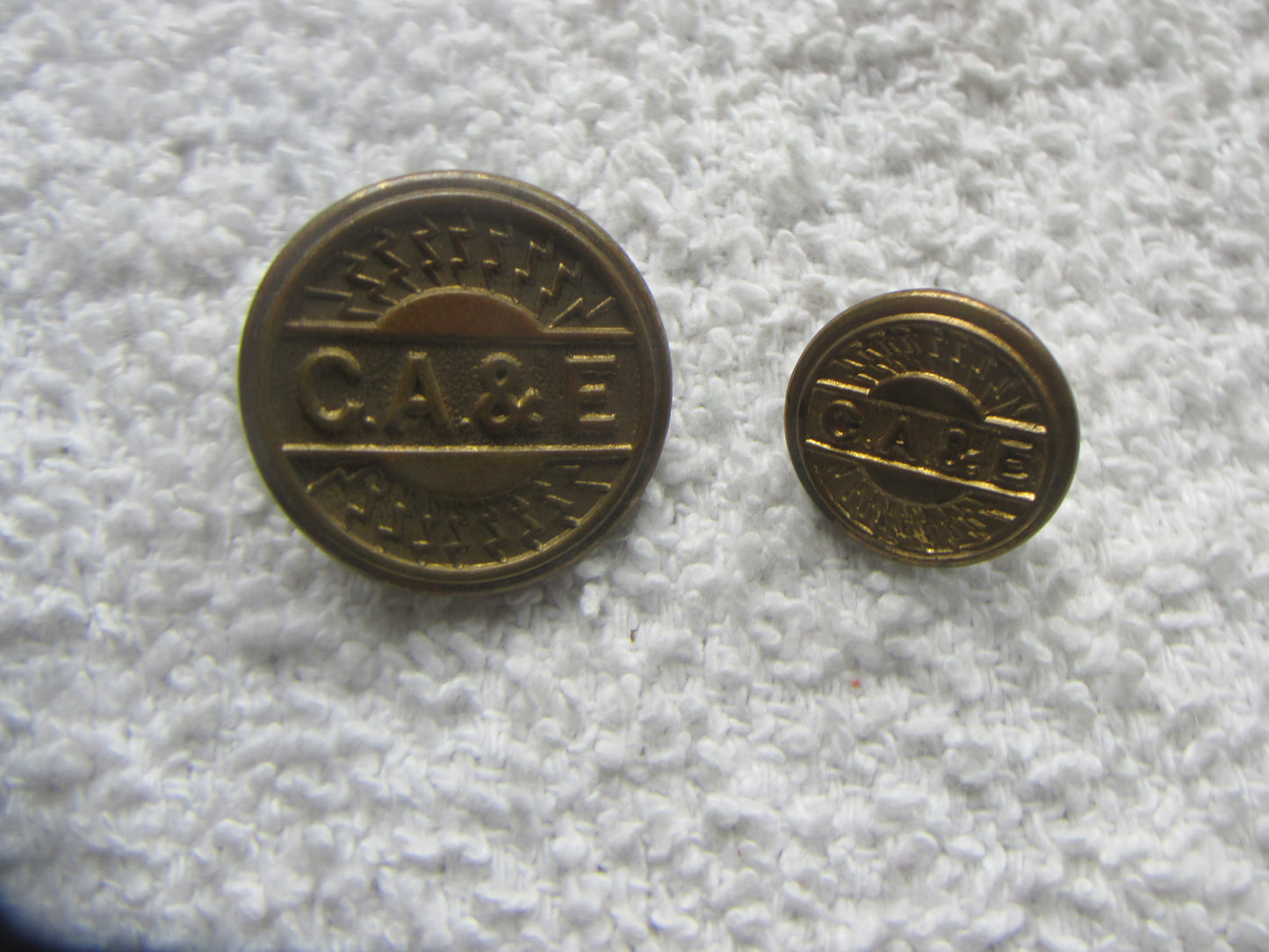 Chicago Aurora & Elgin Buttons