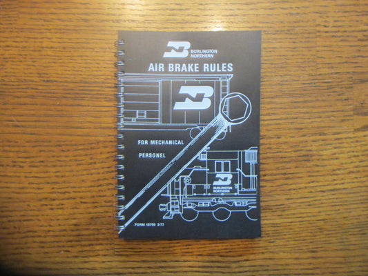 Burlington Northern Air Brake Rules