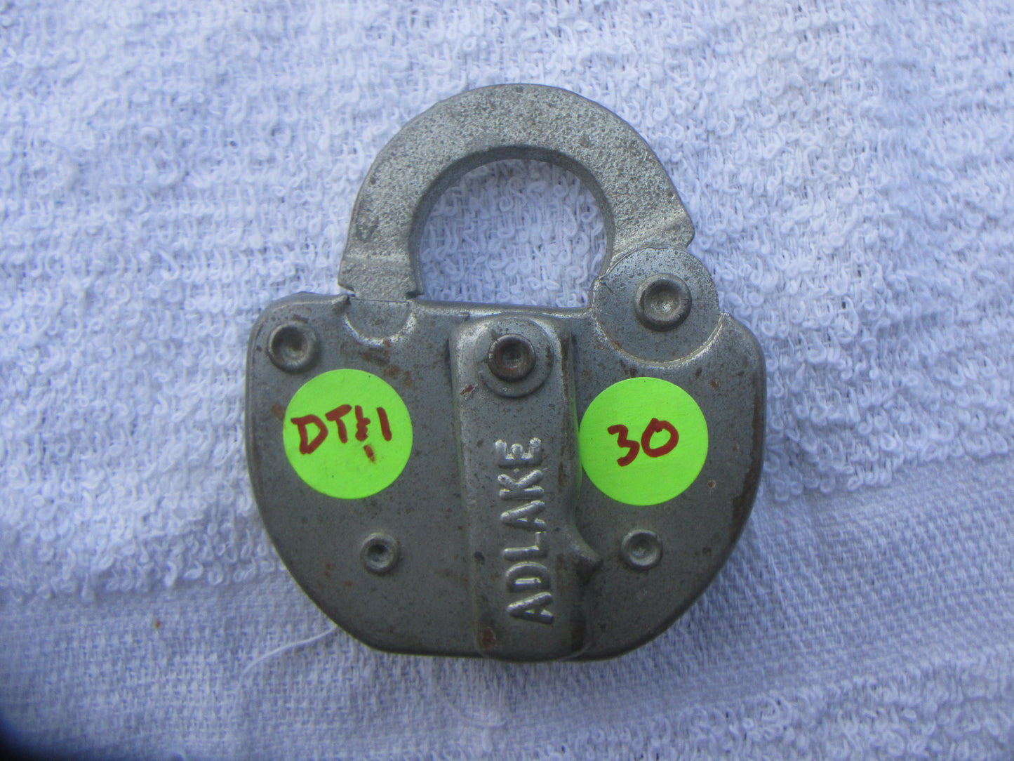 Detroit Toledo & Ironton Lock ( Green sticker )