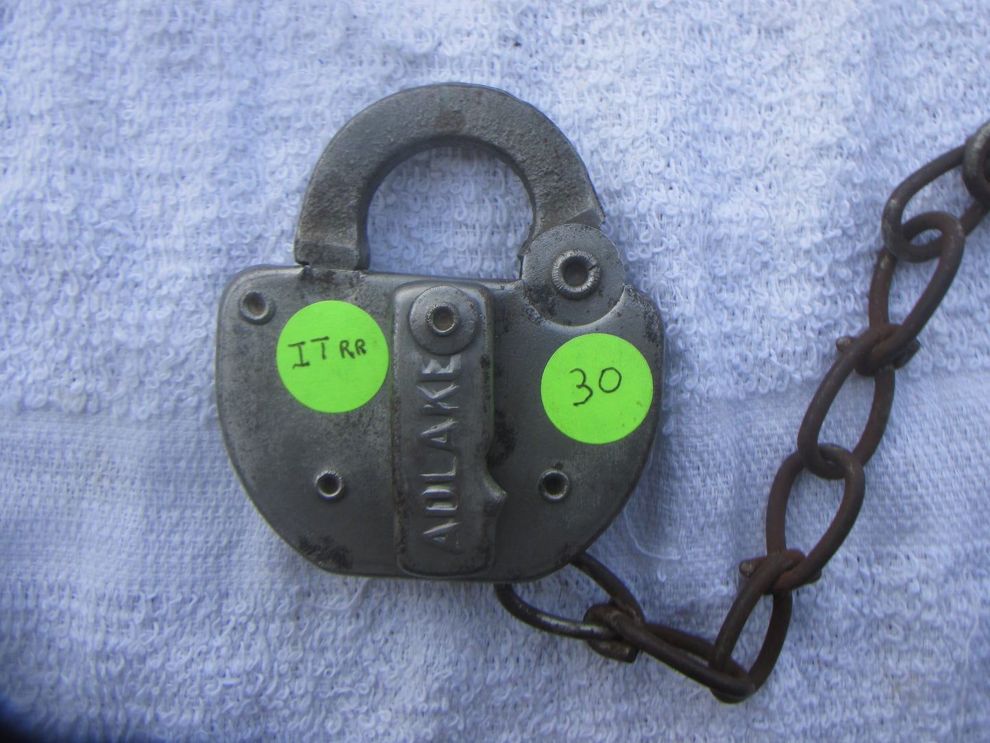Illinois Terminal Lock ( Green Sticker Lock )