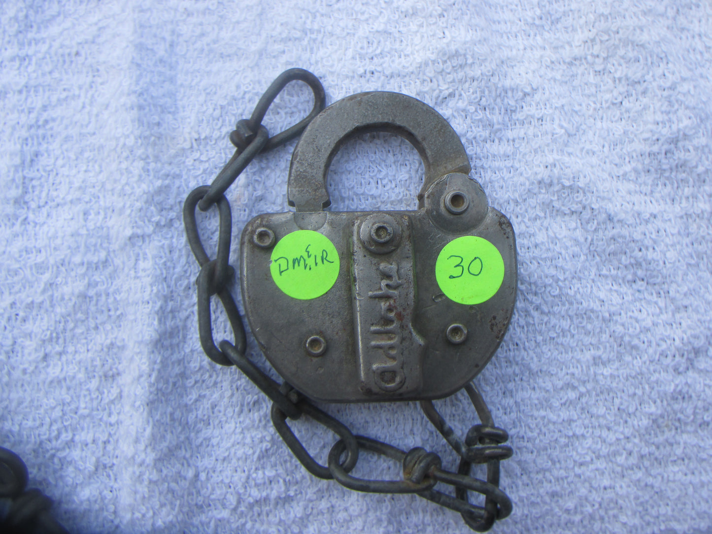 Duluth Missabi & Iron Range Lock (Green Sticker )
