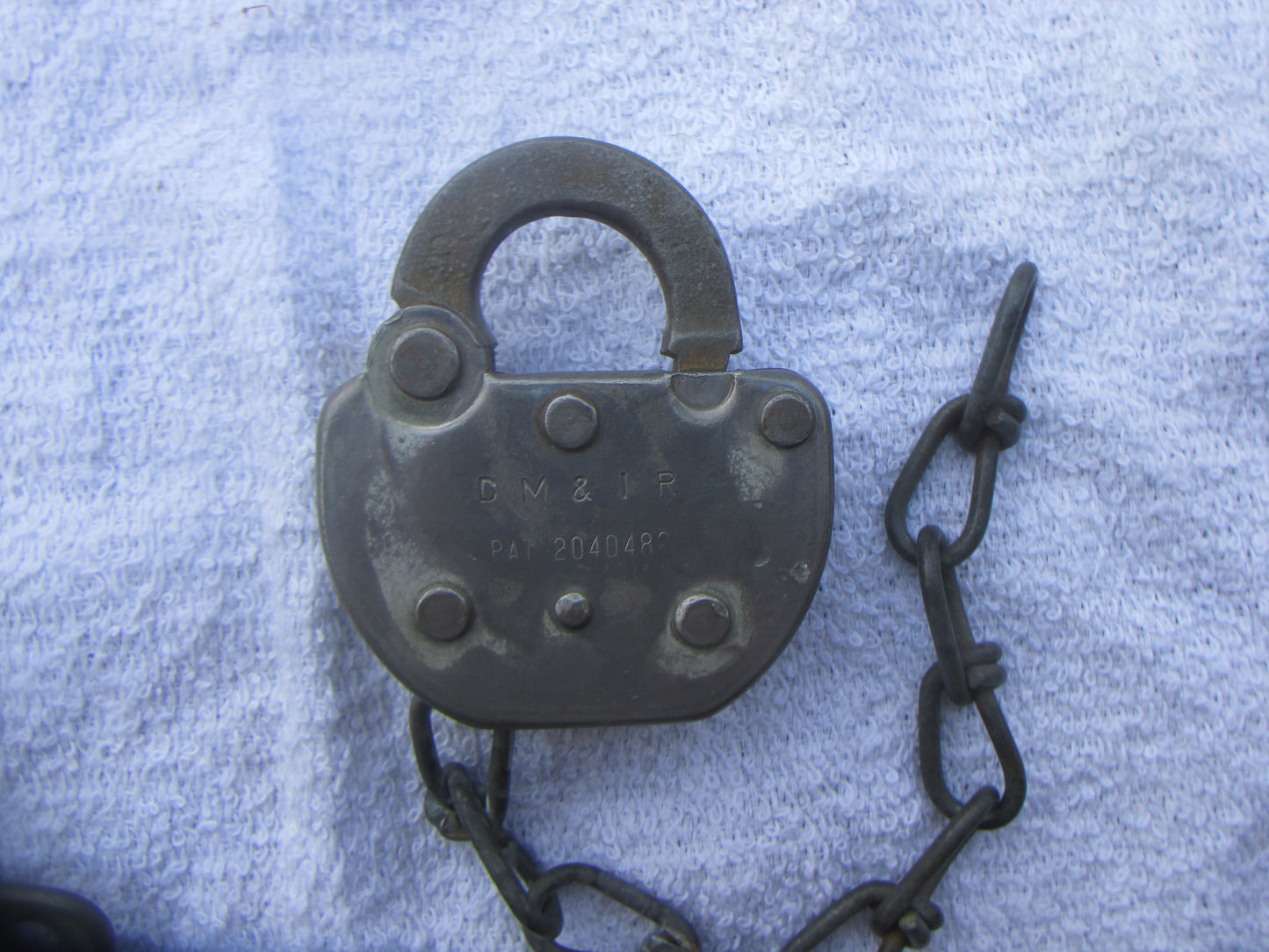 Duluth Missabi & Iron Range Lock (Green Sticker )