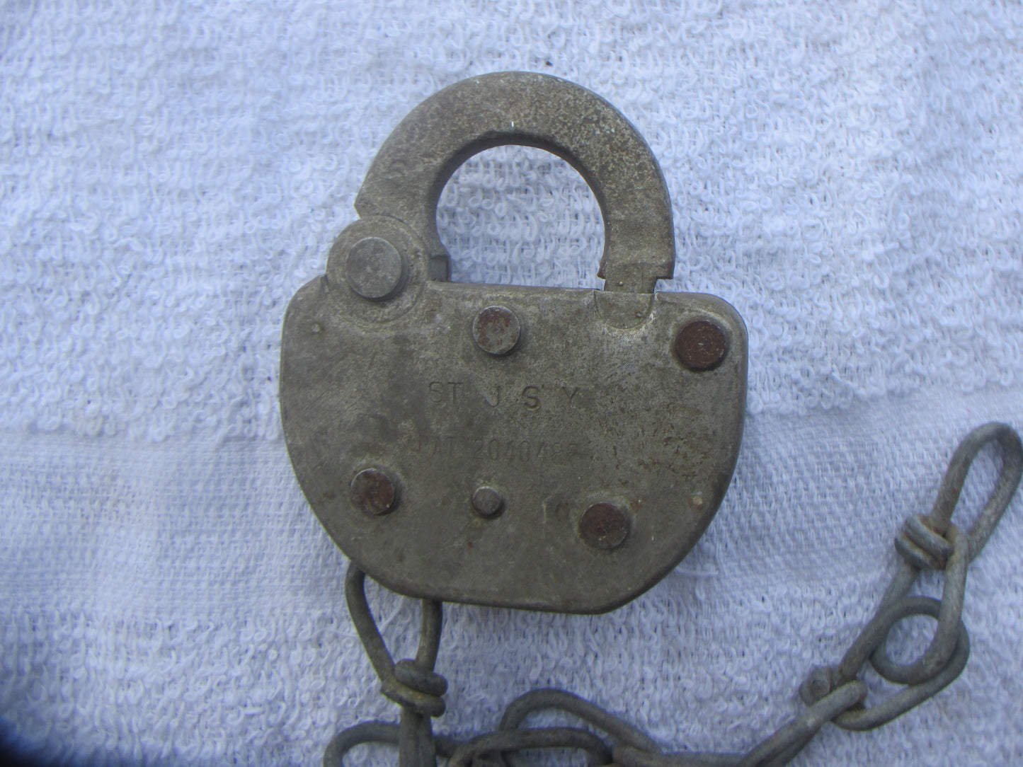 St Joe Stockyards Lock ( Green Sticker )