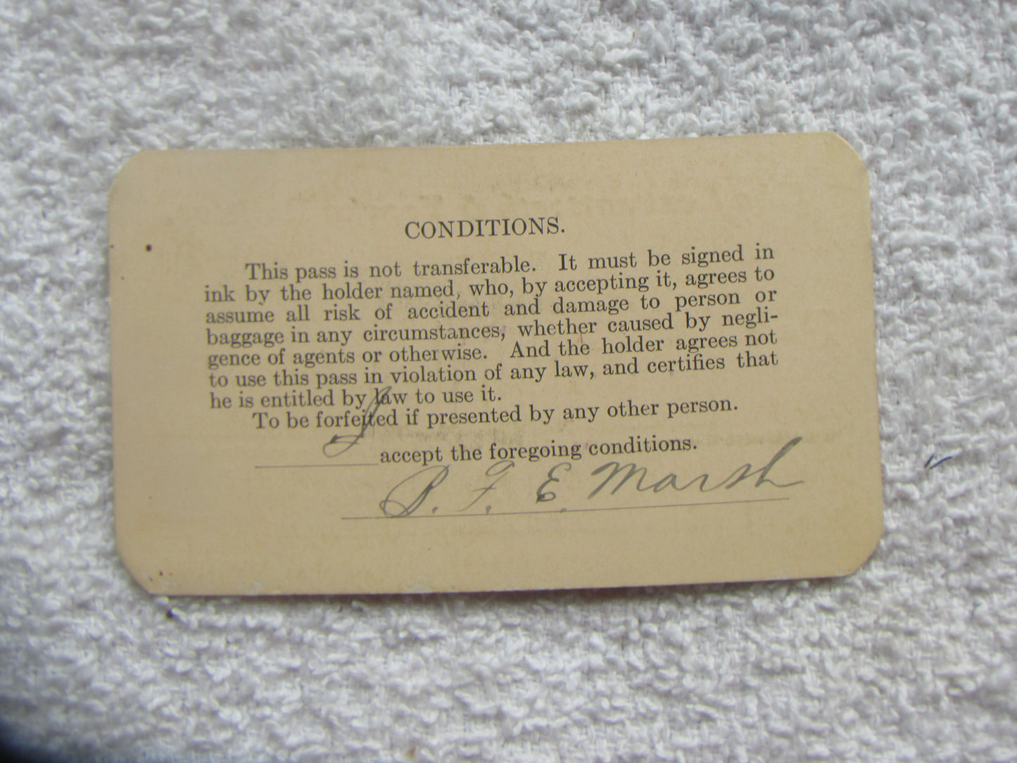 Leavenworth & Topeka Railway Pass 1915