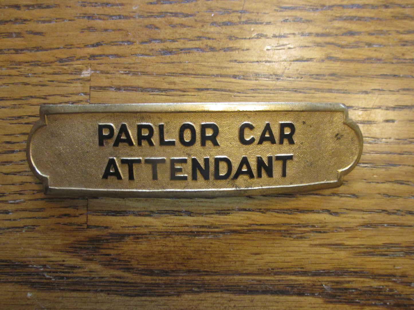 Parlor Car Attendant Badge