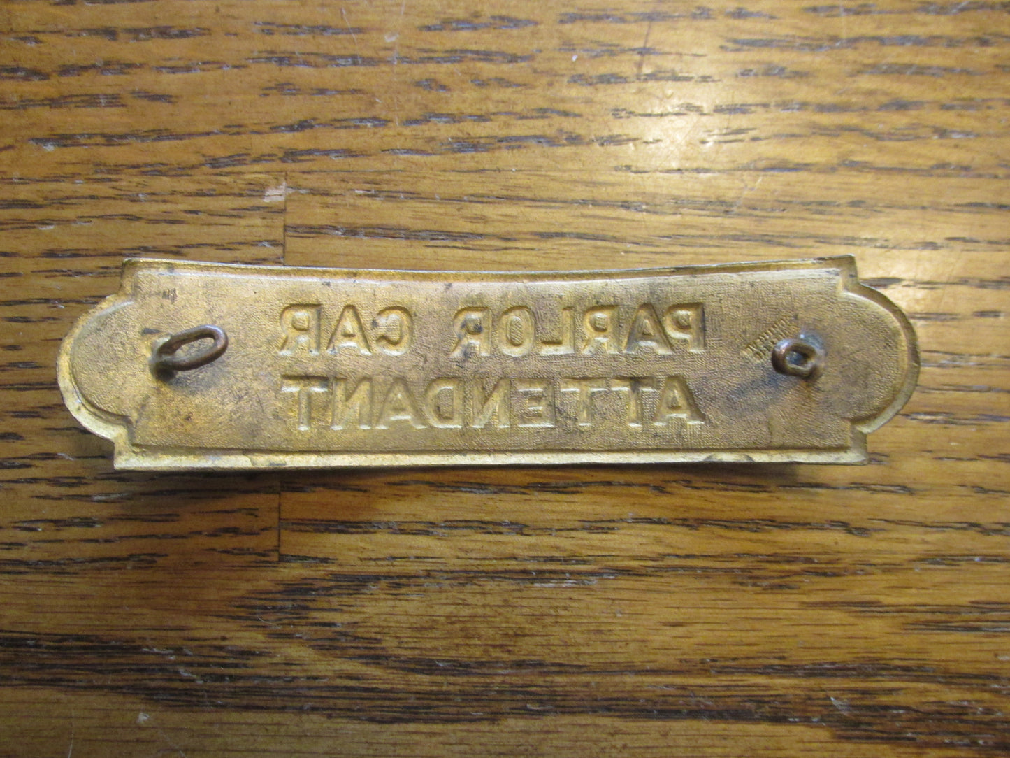 Parlor Car Attendant Badge