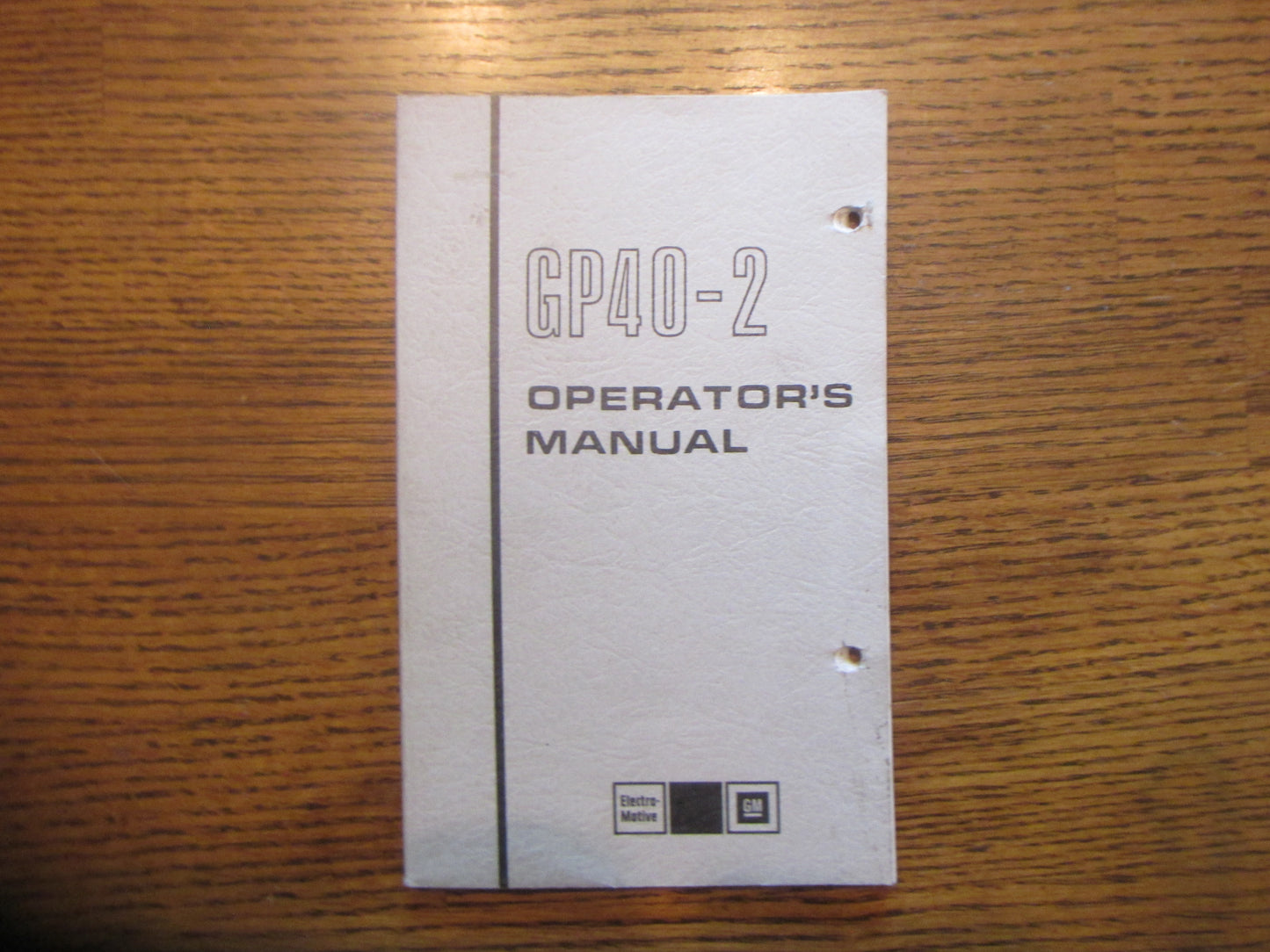EMD Manual GP40-2