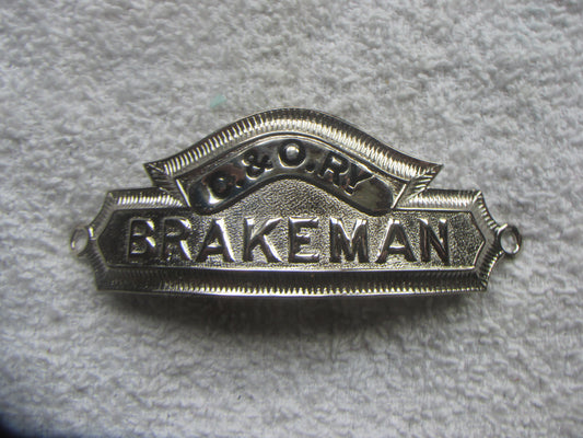 Chesapeake & Ohio Brakman Badge