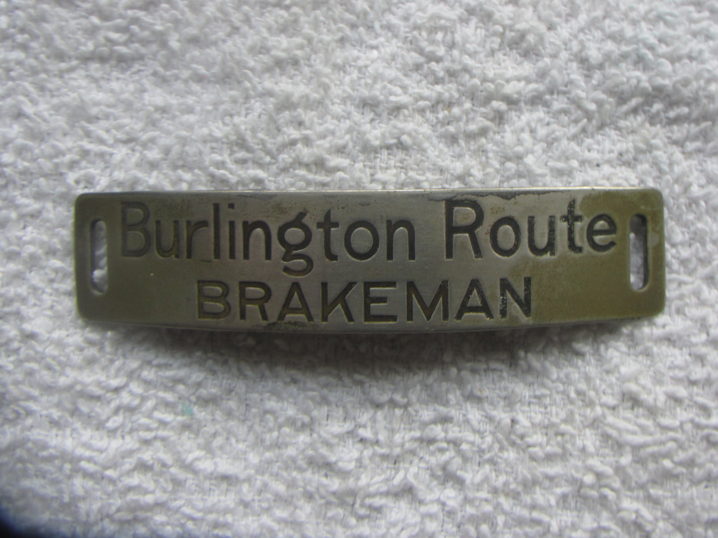 Burlington Route Brakeman Badge