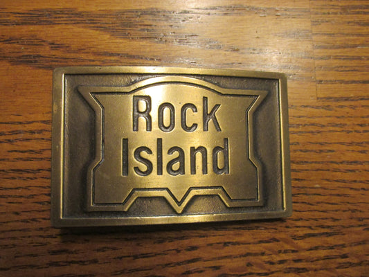 Rock Island Belt Buckle