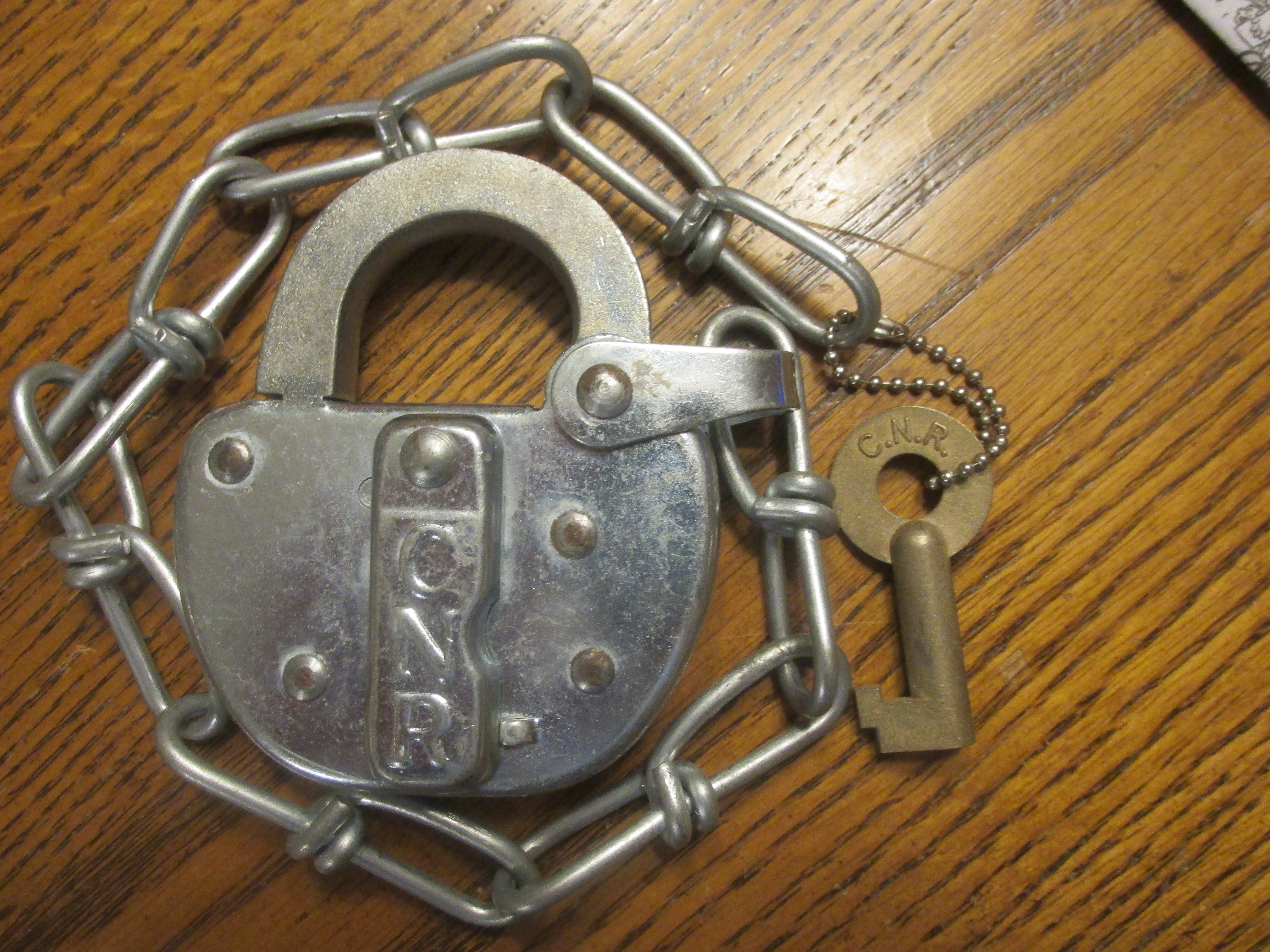 Canada Lock Canadian National Lock/Key – Midwest Railroad Emporium